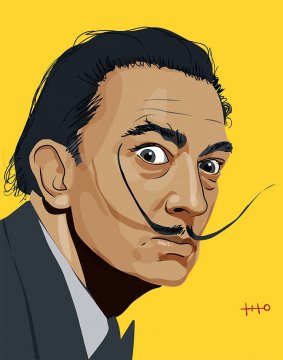 Dalí Selbstportrait
