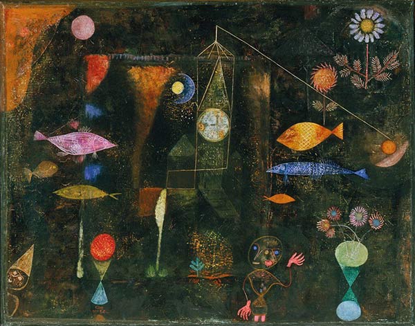Abstraktes Gemälde von Paul Klee