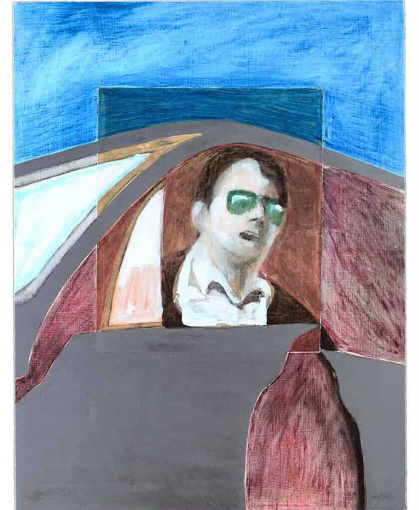 Man in car - James Francis Gill