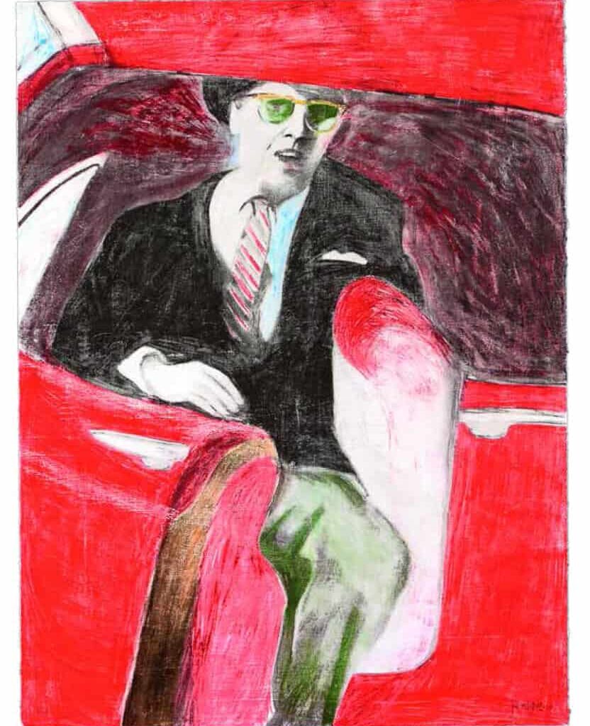 Man leaving car - James Francis Gill