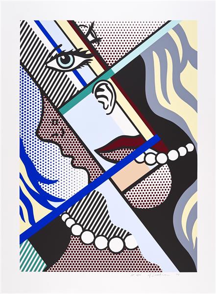 Pop Art Gemälde: Modern-Art I von Roy Lichtenstein