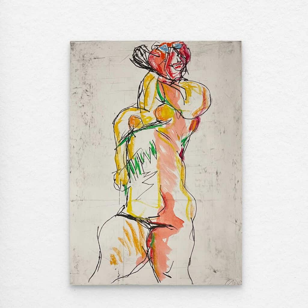 Susanna II - Übermalung - Markus Lüpertz