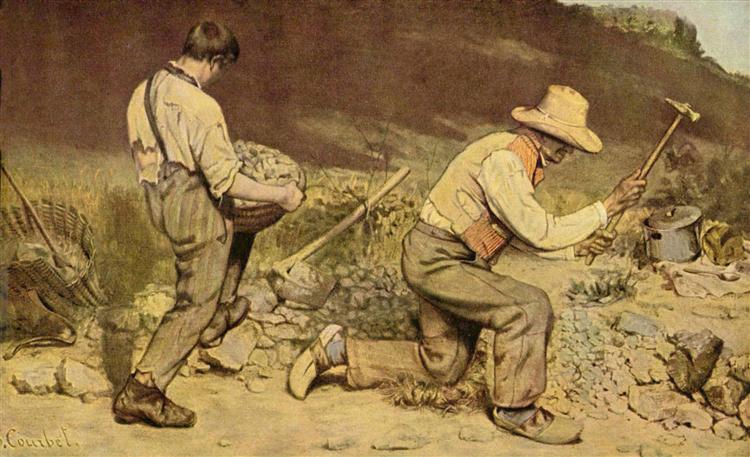 Die Steinklopfer - Gustave Courbet