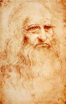 Self-portrait in red chalk - Leonardo da Vinci