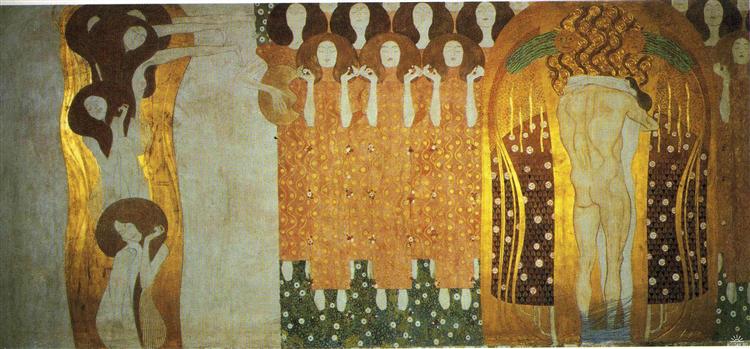 Jugendstil The Beethoven Frieze von Gustav Klimt