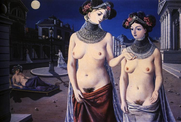 The strollers von Paul Delvaux