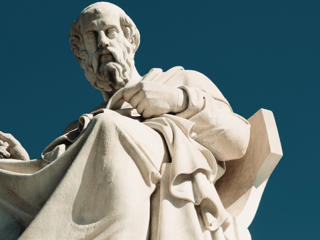 Platon war als Philosoph und Denker führend als Idealist in der Idealismus Kunst