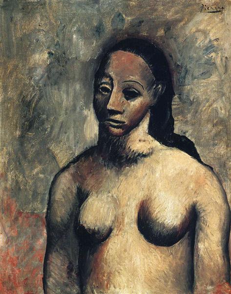 Expressionismus Kunst Bust of nude woman von Picasso