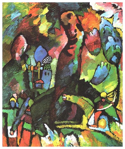 Expressionismus Kunst Picture with archer von Kandinsky