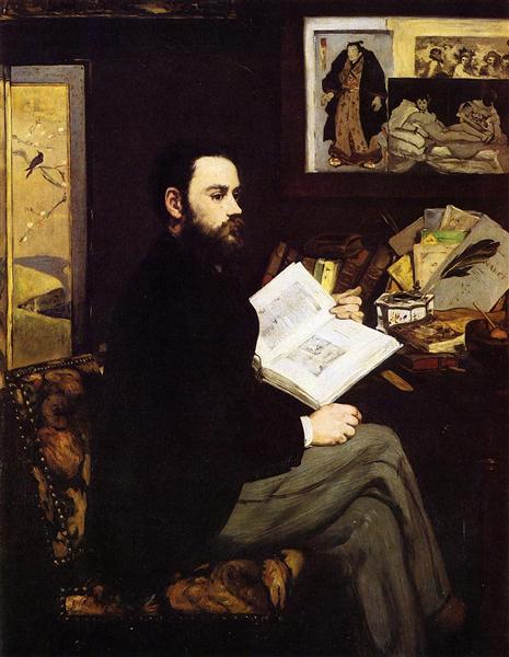 Porträt Emile Zola von Manet