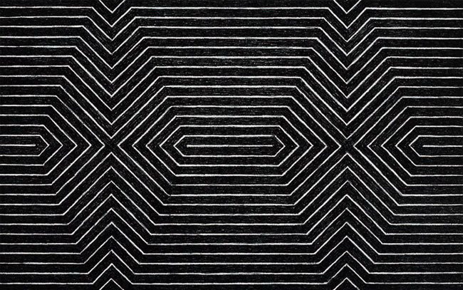 Bild Minimalismus Black Paintings von Frank Stella
