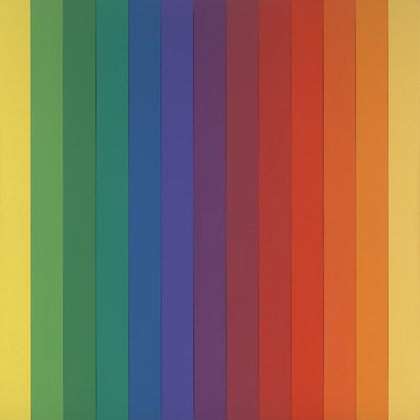 Minimalistische Kunst spectrum-iv-1967 von Ellsworth Kelly