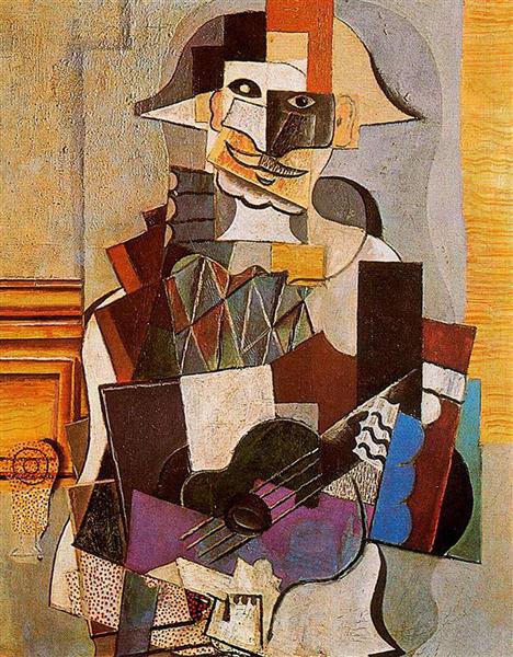 Kubismus Kunst – Was ist Kubismus (1918) Werk von Picasso