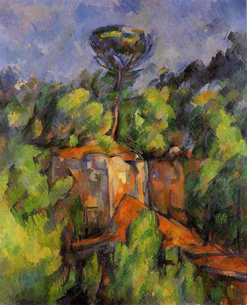 bibemus quarry 1900 von Paul Cézanne