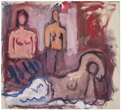 Figurative Kunst - Three women 1968 von Robert de Niro