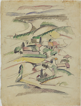 Kubismus Kunst Landschaft 1910 von Albert Gleizes