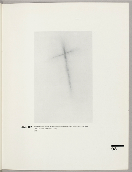 Suprematistische Komposition von Malewitsch aus dem Jahr 1927