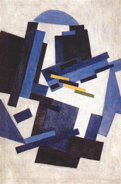 abstract-composition 1910 von Olga Wladimirowna Rosanowa