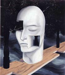 Surrealismus Gesicht von René Magritte 1926