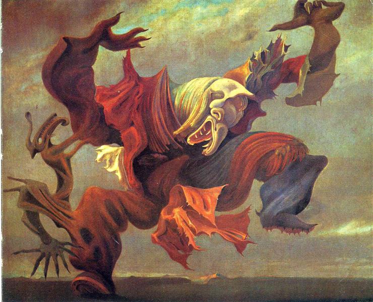 Metamorphose Gemälde von Max Ernst