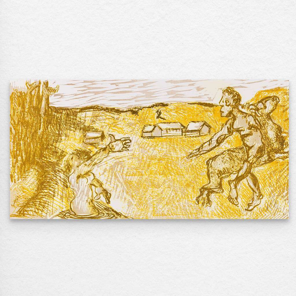 Markus Lüpertz, Genesis, Blatt 6