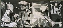 Als entartete Kunst im 3. Reich diffamiert Picassos Werk Guernica 1937