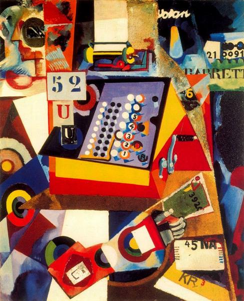 Dadaismus - Kubismus aus dem Jahr 1917 von Amadeo de Souza-Cardoso