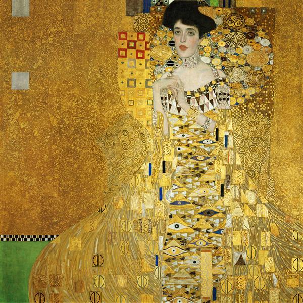 Was ist entartete Kunst - Das Werk Portrait of Adele Bloch-Bauer von Gustav Klimt aus dem Jahr 1907