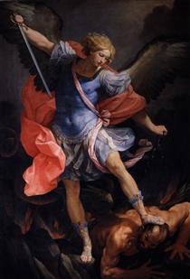 Engel Gemälde von Guido Reni um 1635