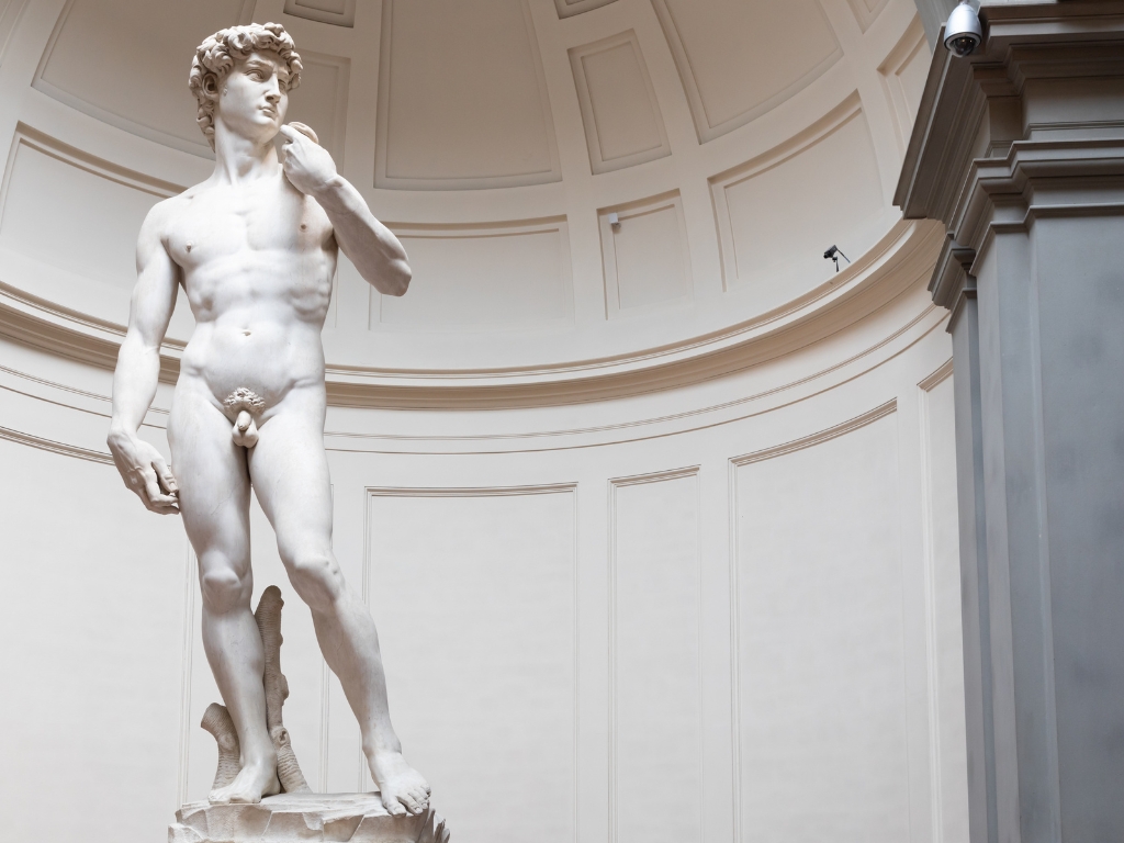 Monumentalplastik David von Michelangelo