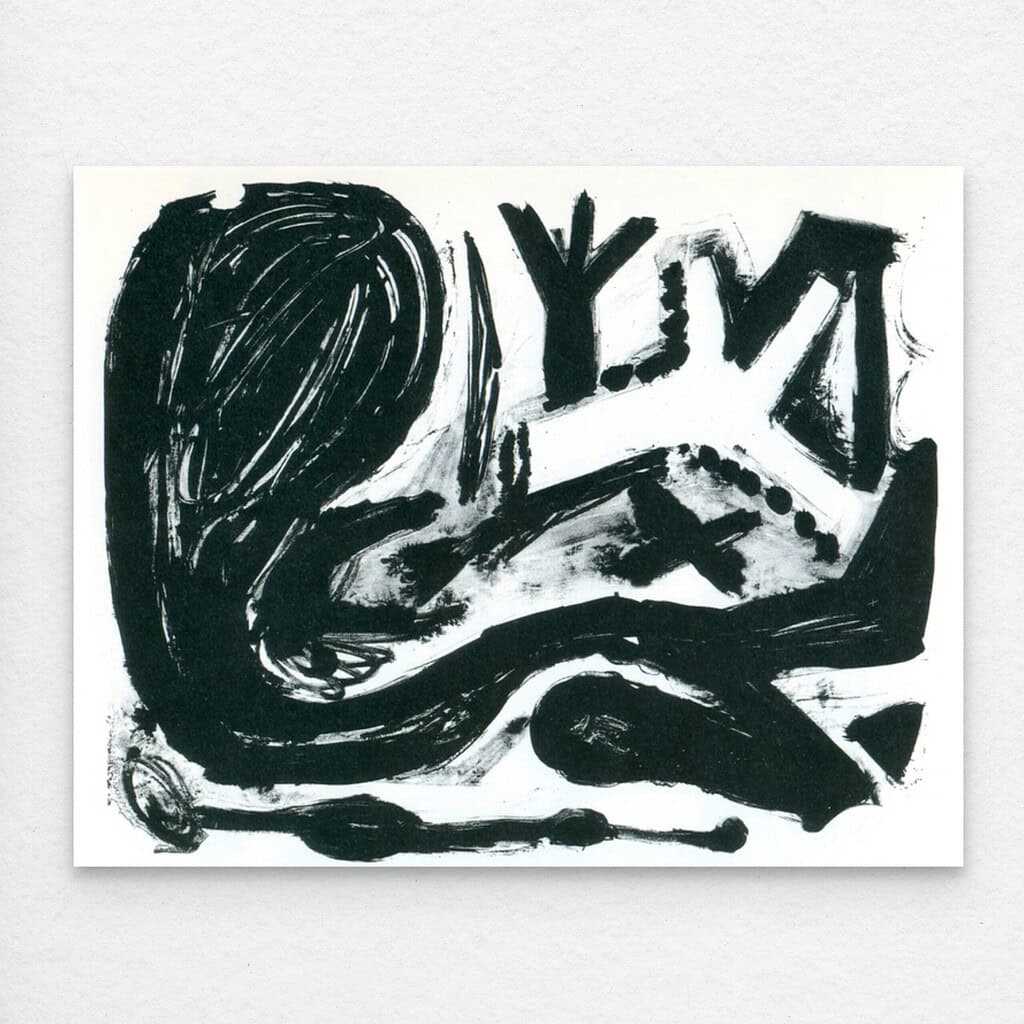 A. R. Penck - Abstrakte Landschaft II