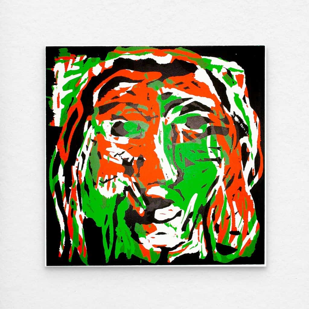 A. R. Penck - Kopf weiblich (D)