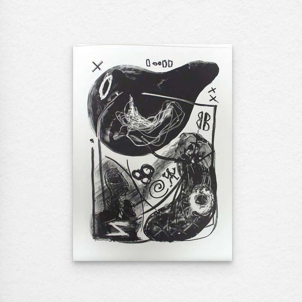 A.R. Penck - In Dresden auf der Brücke dein Geschmier