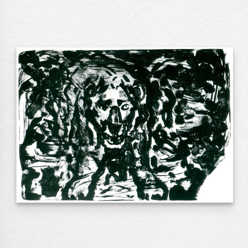 A. R. Penck - Löwe im Dickicht