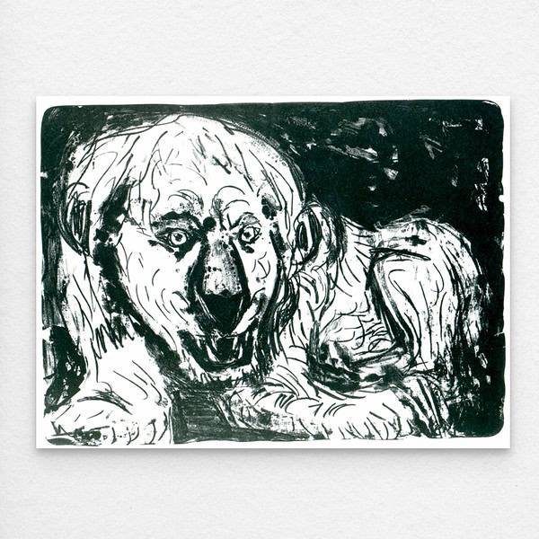 A. R. Penck - Löwe liegend