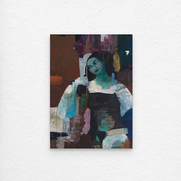 Junge Frau nach Tizian - Alex Bär