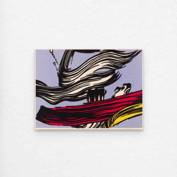 Brushstrokes Poster - Roy Lichtenstein