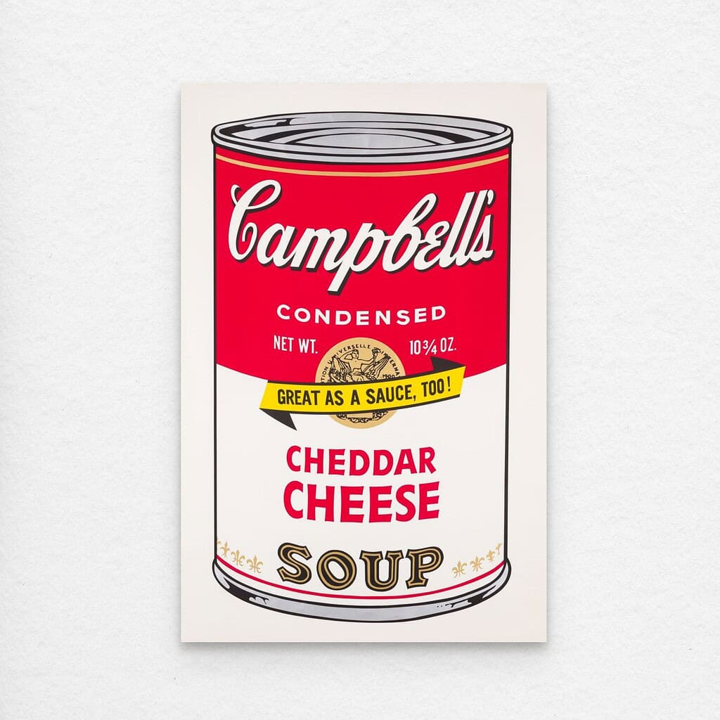 Campbell's Soup Cheddar Cheese - Andy Warhol