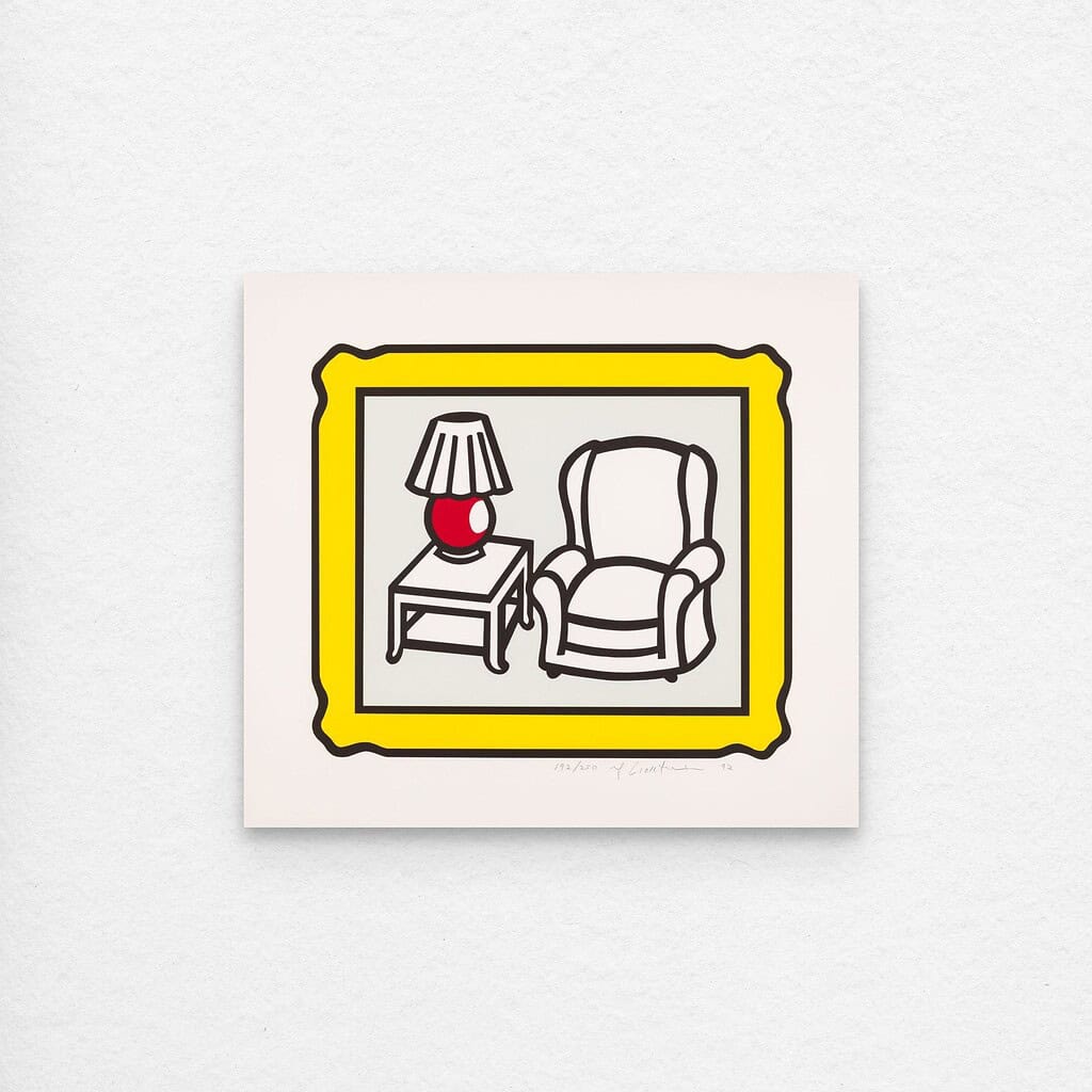 Red Lamp - Roy Lichtenstein