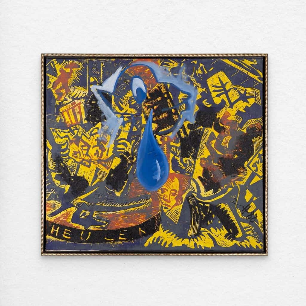 Ausschnitt aus Heuler - Jörg Immendorff