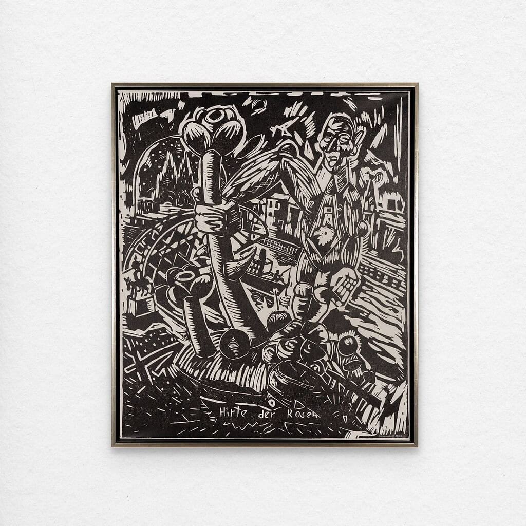 Hirte der Rosen - Jörg Immendorff