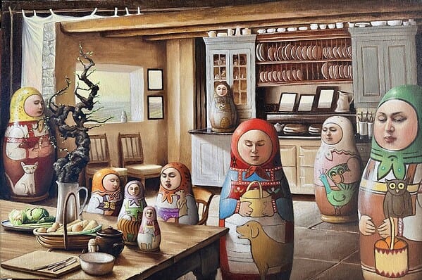 Studie für 'Spring in Matryoshka's kitchen' - Anikó Boda – Bild 2