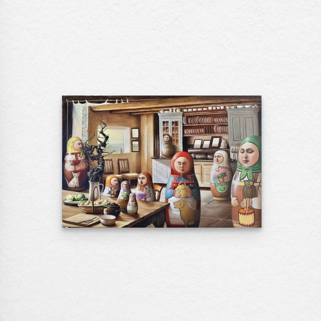 Studie für 'Spring in Matryoshka's kitchen' - Anikó Boda