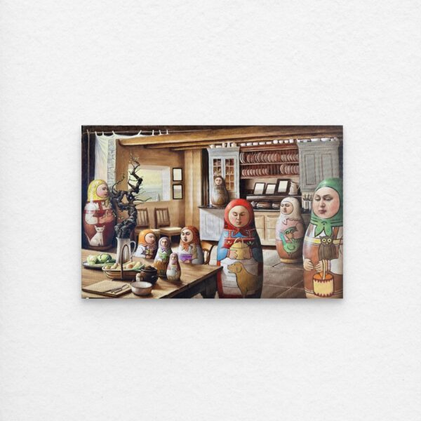 Studie für 'Spring in Matryoshka's kitchen' - Anikó Boda