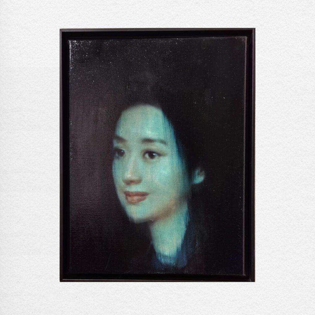 Jiny Lan, Neues Eurasien (1-0), 40x30, 2021/26