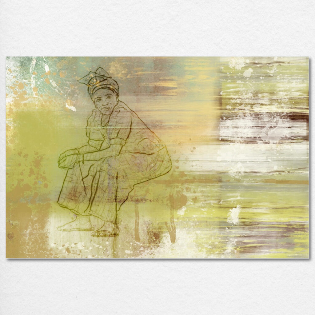 Dieter Nuhr - Senegal St. Louis 02, 30x45, 2024