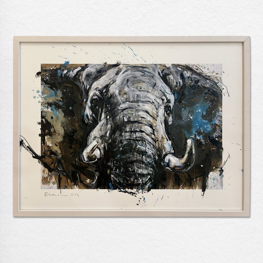Elefant (Übermalung) - Ralf Koenemann